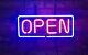 Open Store Gift Neon Signs Display Real Glass Pub Handcraft 17