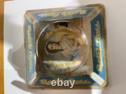 Old Glass Coin Change Display Tray Valentine's Betsy Ross Cigars Philadelphia