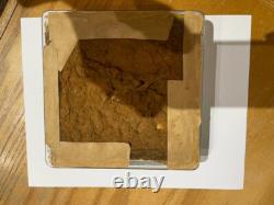 Old Glass Coin Change Display Tray Valentine's Betsy Ross Cigars Philadelphia