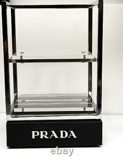 PRADA SUNGLASSES & EYEGLASSES STORE DISPLAY 12 x 8 x 7.5 BRAND NEW