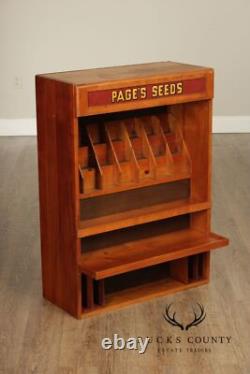 Page's Seeds Country Store Display Cabinet