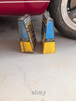 Pair Of Vintage Buss Fuse Glass Tube Display Rack With 77 Fuses