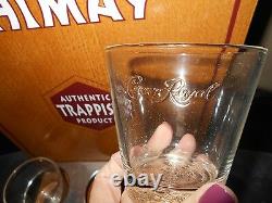 Peres Trappisties Chimay Advertising Shelf With 3 Glasses