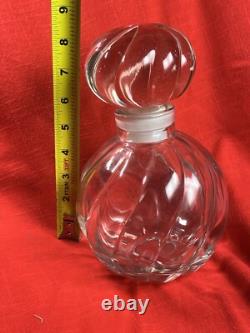 Perfume Bottle BIG Store Display 8 1/2 Tall Borghese Glass Stopper Vintage