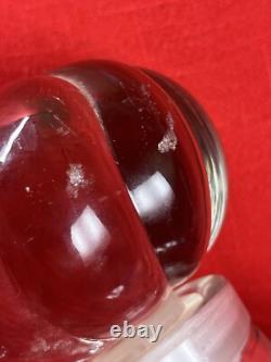 Perfume Bottle BIG Store Display 8 1/2 Tall Borghese Glass Stopper Vintage