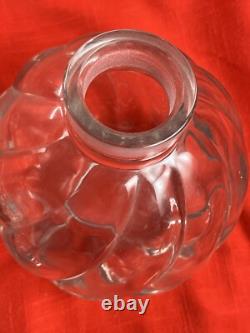 Perfume Bottle BIG Store Display 8 1/2 Tall Borghese Glass Stopper Vintage