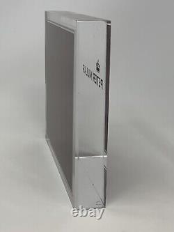 Peter Millar Lucite Store Advertising Countertop Display Sign Plaque 10x8x1 3/8