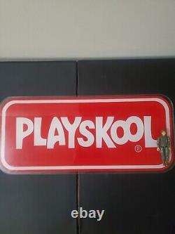 Playskool Plexiglass Toy Store Display Sign NYC Toy Fair 1990s Sign