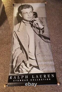 Polo Ralph Lauren Fashion Advertising Banner Glasses Double Sided 6 ft x 2.5 ft
