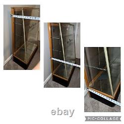 Polo Ralph Lauren Store Display Case Perfume Cologne Antique Big Glass Wood Sign