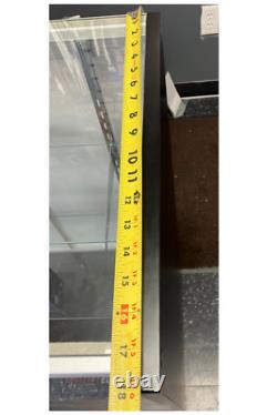 Pre-Owned Used Store Glass Showcases 48 x 18 x 38 Black