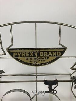 Pyrex Brand Diningware of Canada Ltd. Store Display Rack for Pyrex Handles (10)