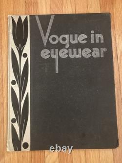 RARE 1930 Bausch & Lomb pre Ray-Ban Sunglasses Salesman Catalog vogue in eyewear