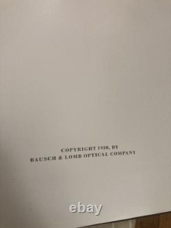 RARE 1930 Bausch & Lomb pre Ray-Ban Sunglasses Salesman Catalog vogue in eyewear