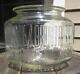 Rare Advertising Antique Barsam Brothers Glass Store Counter Display Octagon Jar