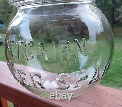 RARE Antique Early 1900's General Store Pitcairn Water Spar Store Display Jar
