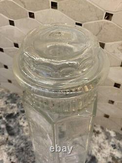 RARE Aunt Jane's Candy Treats 1902 Jar Antique Counter Store Display 17 MINT