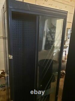 RARE Early 1990's SEGA Video Game Store Display Lighted Cabinet Metal & Glass