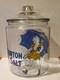 Rare Morton Salt Large Glass Counter Jar
