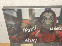 RARE Persol Money Heist Netflix glasses display store rare collectibles