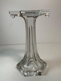 RARE Set of 2 Antique Glass Shelf Riser Presentation Stands 9.25 in