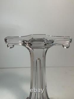 RARE Set of 2 Antique Glass Shelf Riser Presentation Stands 9.25 in