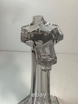 RARE Set of 2 Antique Glass Shelf Riser Presentation Stands 9.25 in