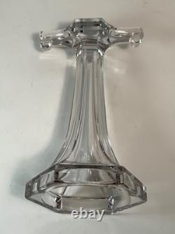 RARE Set of 2 Antique Glass Shelf Riser Presentation Stands 9.25 in