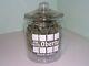 Rare Store Display Oberto Beef Jerky Glass Jug Canister Collectible 13 Withlid