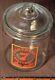 Rare- Very Best 7 Sweet & Spicy Beef Jerky Glass Container With Lid