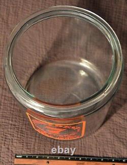 RARE- VERY BEST 7 Sweet & Spicy Beef Jerky Glass Container with Lid