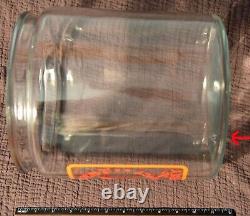 RARE- VERY BEST 7 Sweet & Spicy Beef Jerky Glass Container with Lid