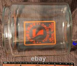 RARE- VERY BEST 7 Sweet & Spicy Beef Jerky Glass Container with Lid