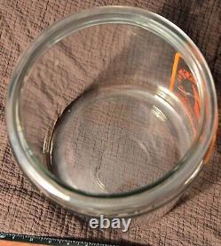 RARE- VERY BEST 7 Sweet & Spicy Beef Jerky Glass Container with Lid