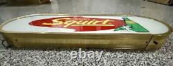 RARE VTG 26 Lighted Glass ENJOY SQUIRT Advertising Sign Soda Pop Store