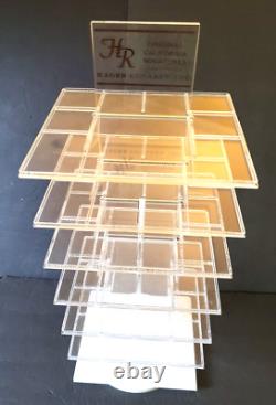 RARE VTG Hagen Renaker Acrylic/Lucite Revolving Display 7 Shelves 24 Tall