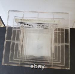 RARE VTG Hagen Renaker Acrylic/Lucite Revolving Display 7 Shelves 24 Tall