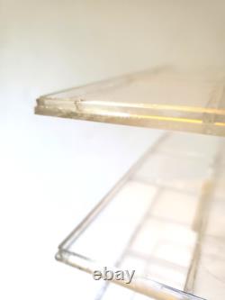 RARE VTG Hagen Renaker Acrylic/Lucite Revolving Display 7 Shelves 24 Tall