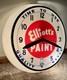 Rare Vintage 1950s Elliott's Paint Lighted Glass Bubble Display Clock Beauty