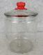 Rare Vintage General Store Tom's Peanut Glass Candy Jar W Lid