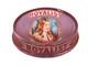 Royalist Antique Cigar Advertising Glass Change Receiver Tray Brunhoff Mfg Ohio