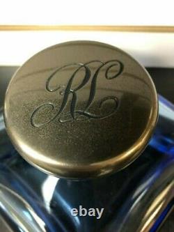 Ralph Lauren Factice Perfume Bottle Giant Glass Store Display Rl Blue