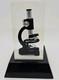 Rare 1950s Mcm Promo Advertising Lab Lucite Microscope Promotional Sales Display