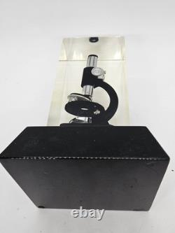 Rare 1950s MCM Promo Advertising Lab Lucite Microscope Promotional Sales Display
