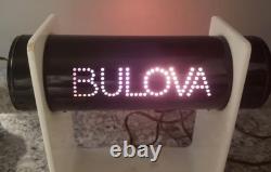 Rare 1960's Lucite Bulova Retail Display with rotating color display