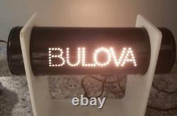 Rare 1960's Lucite Bulova Retail Display with rotating color display