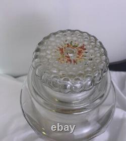 Rare Antique 1920's Bunte Candy Jar Country Store Display Glass 12 As Is