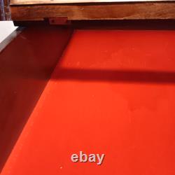 Rare Antique Victorian Wood & Curved Glass Showcase/General Store Display Case