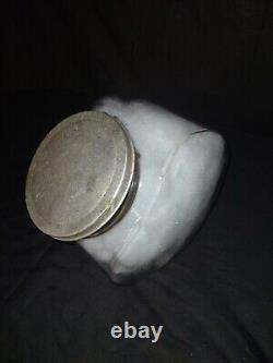 Rare Antique Virginia Dare Sandwich Glass Store Counter Display Advertising Jar