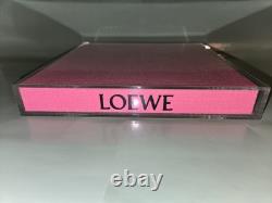 Rare Authentic Loewe Fashion Clear Lucite Pink Square Store Advertising Display